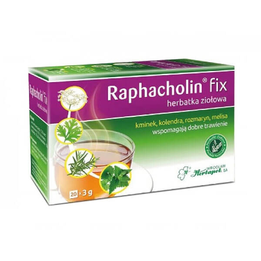 Shop Raphacholin Fix, Kräutertee, 3 g x 20 Beutel Raphacholin Fix, Kräutertee, 3 g x 20 Beutel