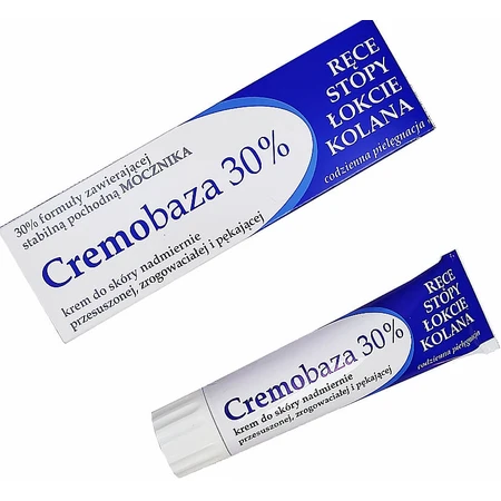 Cremobaza 30% softening cream, excessively dry, calloused and cracked skin, 30 g, Farmapol