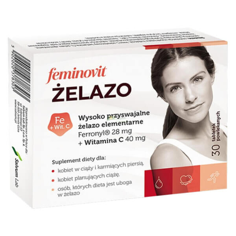 Shop Feminovit Eisen 30 Tabletten Feminovit Eisen 30 Tabletten