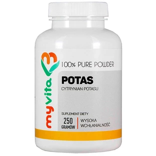 MyVita Potassium, citrate de potassium, 250 g