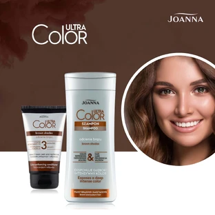 Joanna Ultra Color System, champú para cabellos castaños, 200 ml