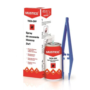 Mustico Tick-Off, 2in1 tick removal spray, 8ml