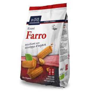 Galletas veganas de harina de espelta Krumi eco, 300 g, Sottolestelle