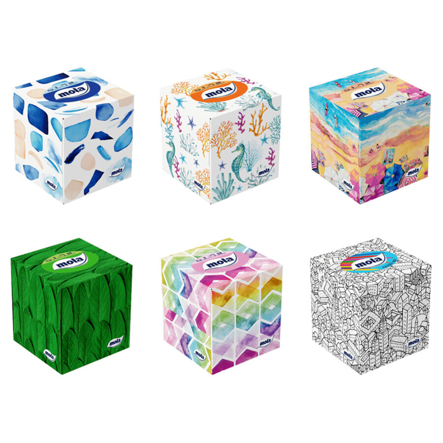 Buy Mola Cubic, facial wipes, 58 pcs. Mola Cubic, facial wipes, 58 pcs.