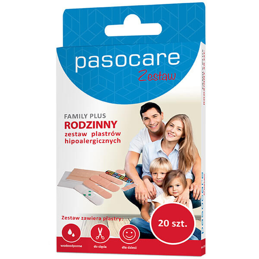 Buy Pasocare, Plasters Family Plus, 20 pieces Pasocare, Plasters Family Plus, 20 pieces