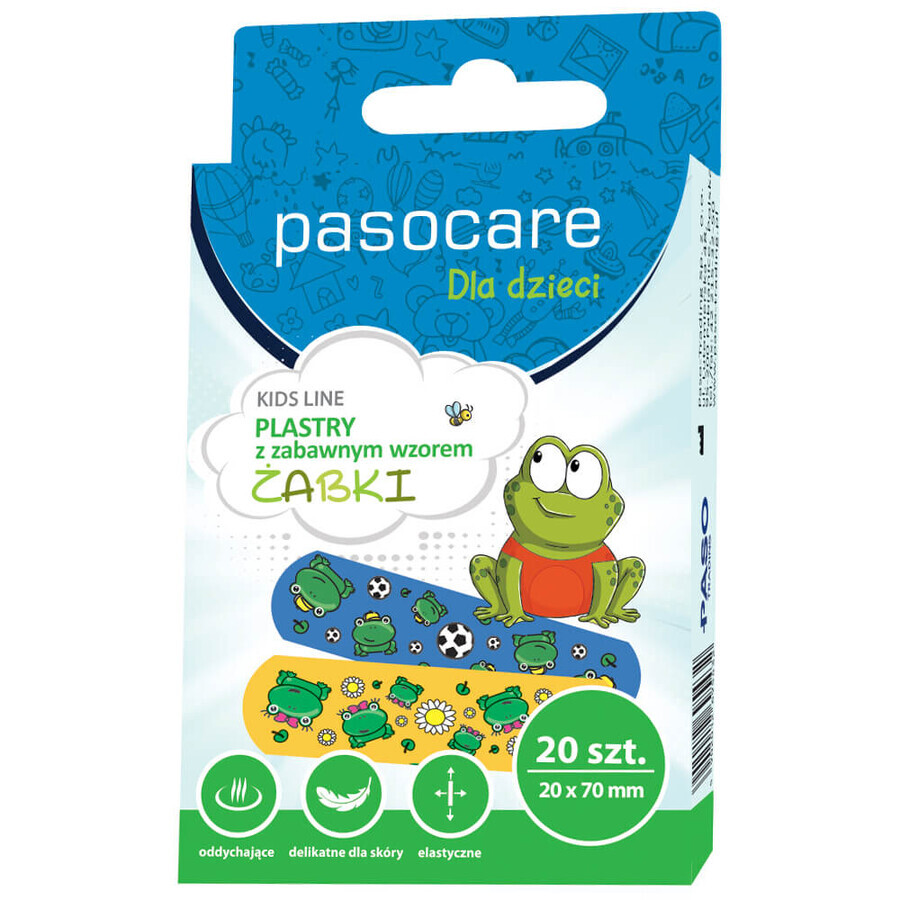 Comprar Pasocare Kids Line, tiritas para niños, Ranas, 20 piezas Pasocare Kids Line, tiritas para niños, Ranas, 20 piezas