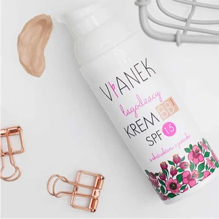 Vianek, verzachtende BB-crème, Bright, SPF 15, 50 ml