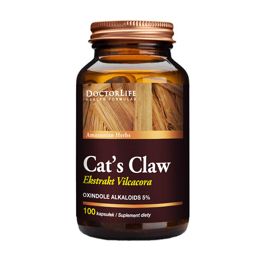 Buy Doctor Life Cat's Claw Extract Amazonian Herbs, cat's claw, 100 capsules Doctor Life Cat's Claw Extract Amazonian Herbs, cat's claw, 100 capsules