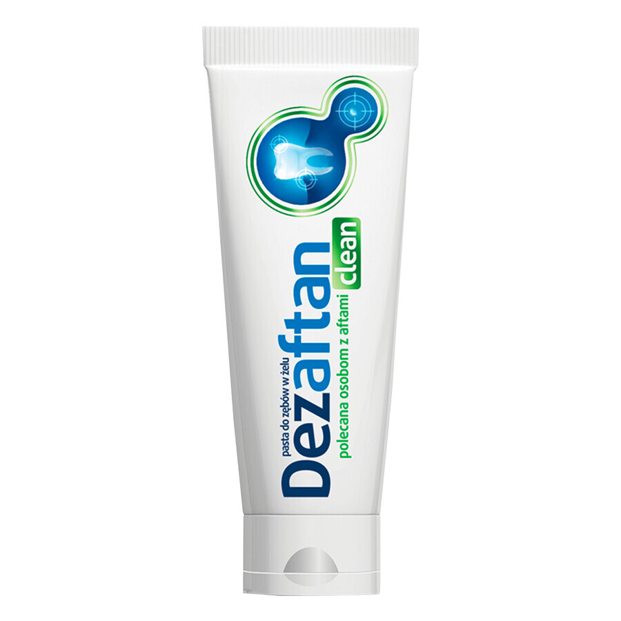 Dezaftan Clean, gel toothpaste, 75 ml