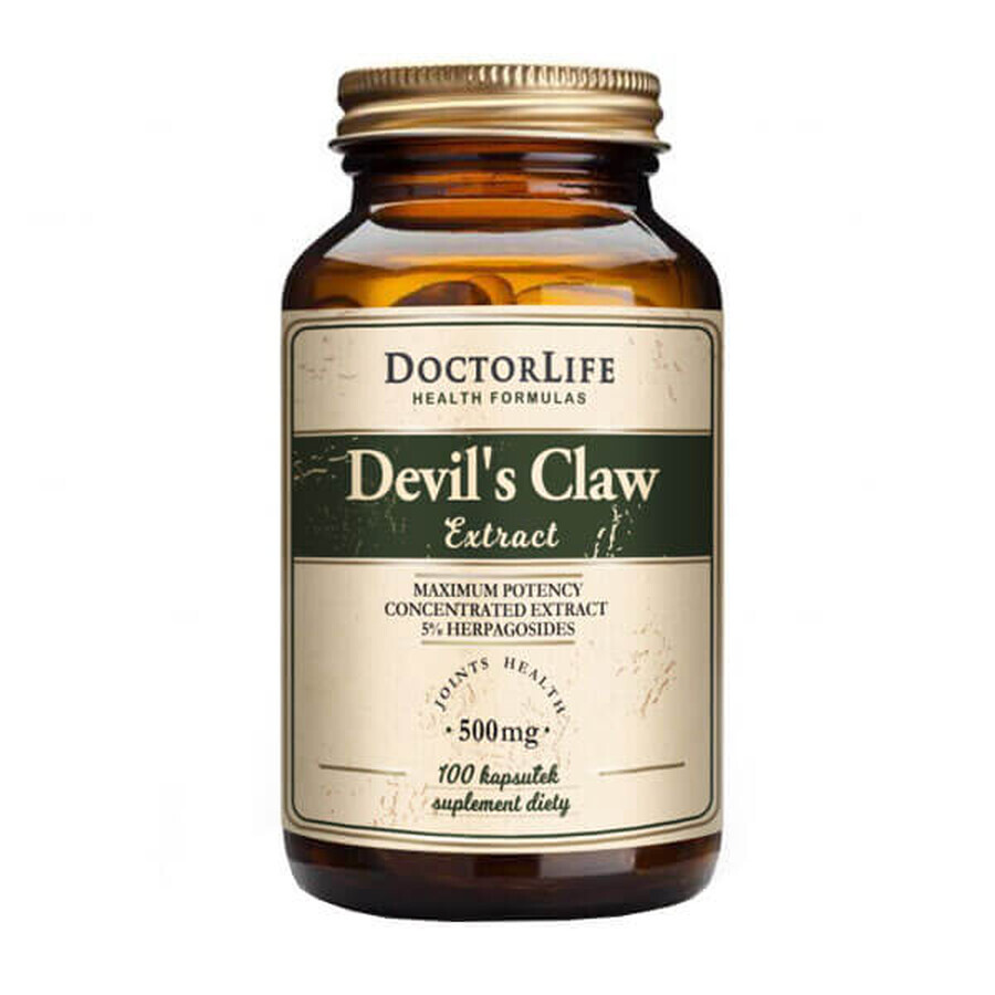 Acquista Doctor Life Estratto di artiglio del diavolo, artiglio nero, 100 capsule Doctor Life Estratto di artiglio del diavolo, artiglio nero, 100 capsule