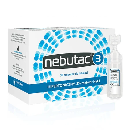 Nebutac 3 Inhalationslösung, 3%, 30 Ampullen x 4 ml