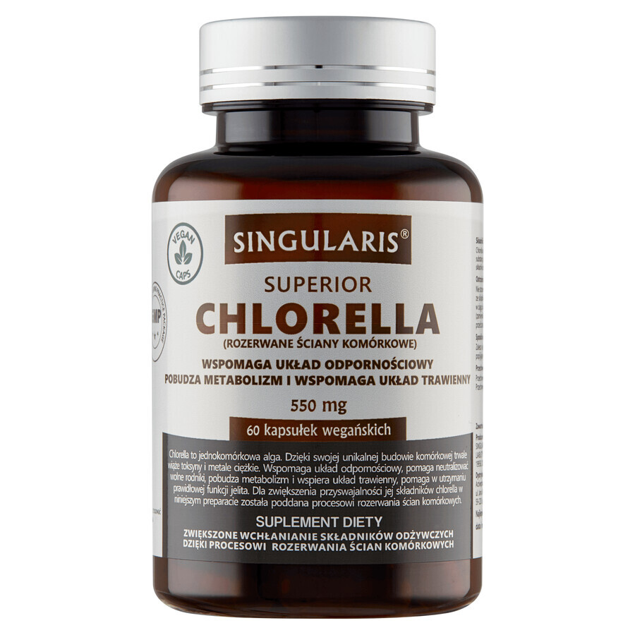 Buy Singularis Superior, Chlorella 550 mg, 60 capsules Singularis Superior, Chlorella 550 mg, 60 capsules