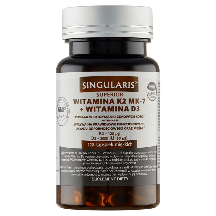 Acquista Formula Integrata di Vitamina K2 MK-7 + D3 in Confezione Capsulare Retail Formula Integrata di Vitamina K2 MK-7 + D3 in Confezione Capsulare Retail