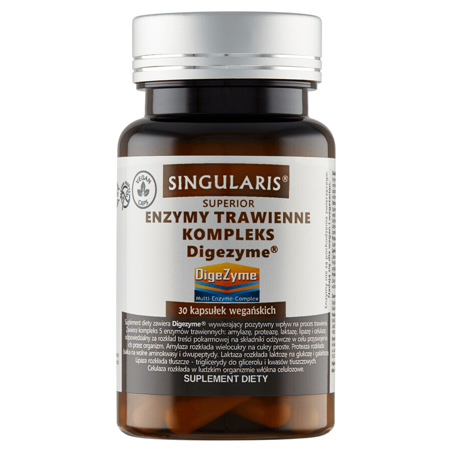 Singularis Superior Digestive Enzymes, Digezyme complex, 30 capsules