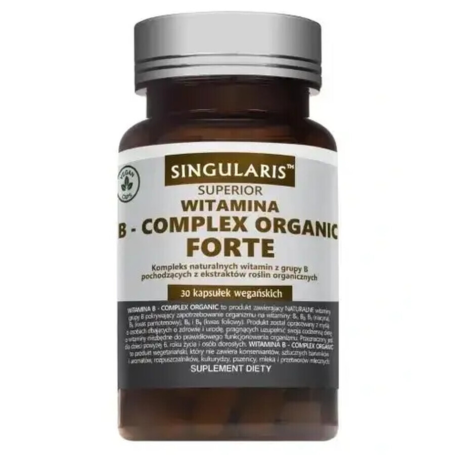 Singularis Superior Vitamin B-Complex Forte, 30 cápsulas
