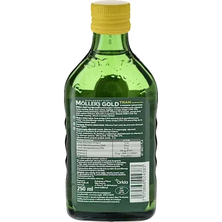 Moller s Oro Tran Norvegese Integratore Alimentare Liquido - 250 ml