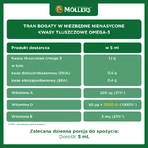 Moller s Oro Tran Norvegese Integratore Alimentare Liquido - 250 ml