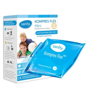 Orthopädische Knie-Kompresse, Flex Mini SANITY - 1 Stück 10x10cm