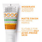 La Roche-Posay Anthelios, Gel cremă de față matifiant, SPF 50+, 50 ml