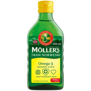 Alimento dietético noruego de Möllers, mayores de 3 años, sabor limón, 250 ml