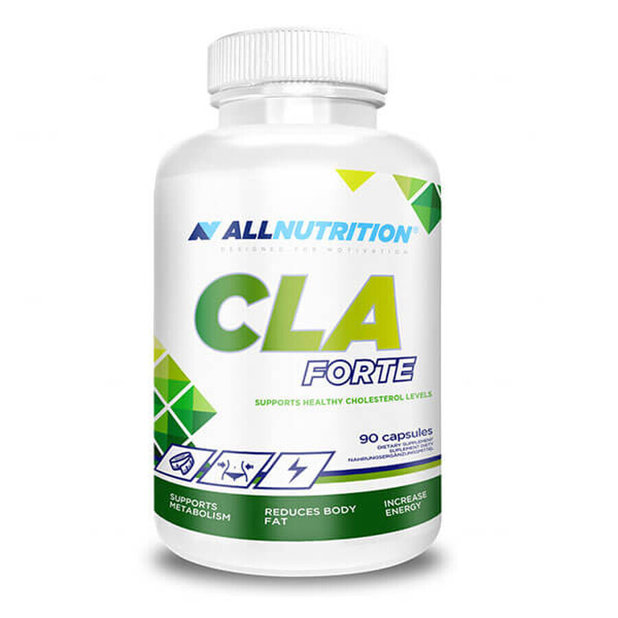 Shop Allnutrition CLA forte, 90 Kapseln - Nahrungsergänzung mit konzentriertem CLA für Gewichtsmanagement und Muskeldefinition Allnutrition CLA forte, 90 Kapseln - Nahrungsergänzung mit konzentriertem CLA für Gewichtsmanagement und Muskeldefinition