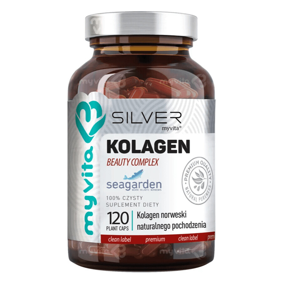 Buy MyVita Silver Collagen Beauty Complex, natural Norwegian collagen, 120 capsules MyVita Silver Collagen Beauty Complex, natural Norwegian collagen, 120 capsules