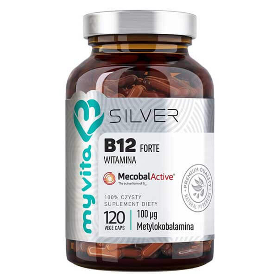 Comprar MyVita Silver B12 Forte, vitamina B12 100 µg, 120 cápsulas MyVita Silver B12 Forte, vitamina B12 100 µg, 120 cápsulas
