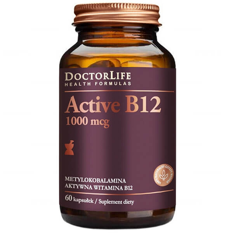 Comprar Doctor Life Active B12, vitamina B12 1000 µg, 60 cápsulas Doctor Life Active B12, vitamina B12 1000 µg, 60 cápsulas