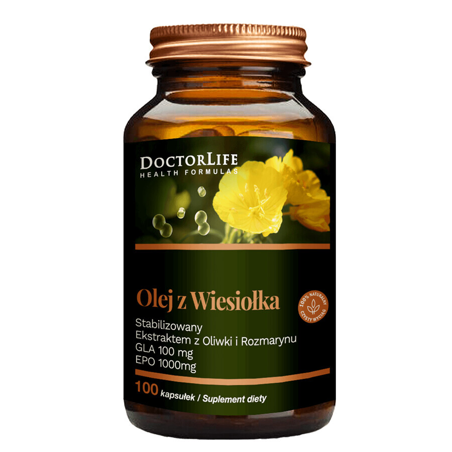 Buy Doctor Life Evening Primrose Oil, 100 capsules Doctor Life Evening Primrose Oil, 100 capsules