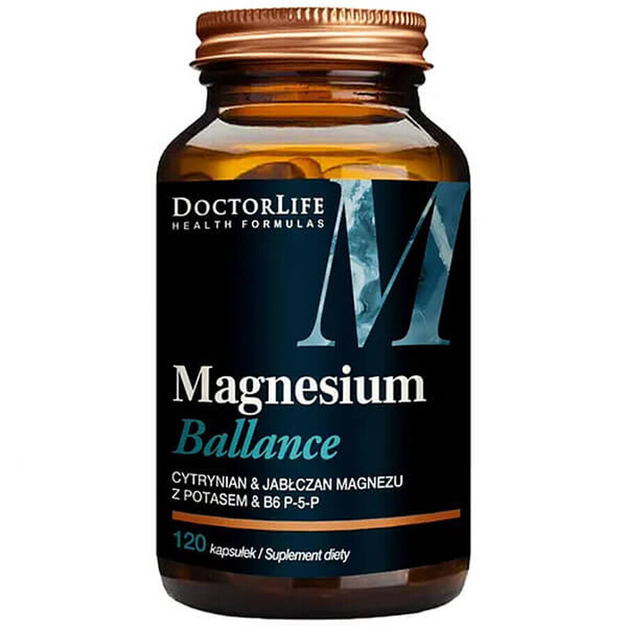 Acquista Doctor Life Equilibrio di Magnesio citrato e malato di magnesio, 240mg, 120 capsule Doctor Life Equilibrio di Magnesio citrato e malato di magnesio, 240mg, 120 capsule