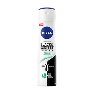Nivea, spray antitranspirant, Invisible Black & White, Fresh, 150 ml