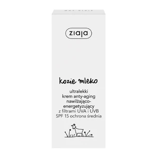 Ziaja Geitenmelk, ultralichte anti-age, hydraterende en stimulerende crème, SPF 15, 50 ml