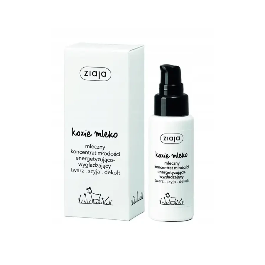 Ziaja Leche de Cabra, concentrado lácteo de juventud, energizante y suavizante, 50 ml