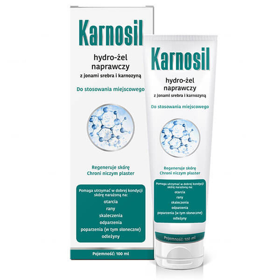 Buy Karnosil hydro repair gel, with silver ions and carnosine, 100 ml Karnosil hydro repair gel, with silver ions and carnosine, 100 ml