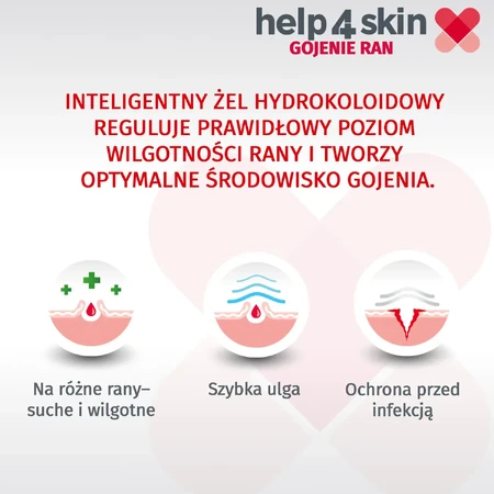 Gel cicatrizzante per la guarigione cutanea Help4skin, 20 g