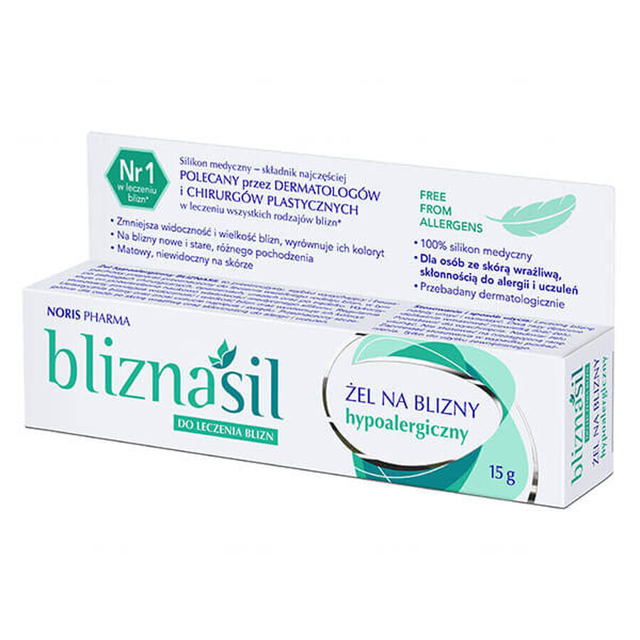 Cumpără Bliznasil, gel pentru cicatrici, hipoalergenic, 15 g Bliznasil, gel pentru cicatrici, hipoalergenic, 15 g