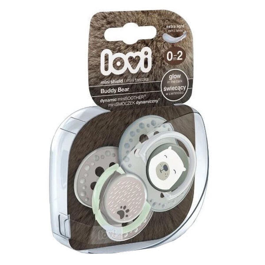 Comprar Chupete dinámico Lovi, Osito Buddy, de 0 a 2 meses, 2 piezas Chupete dinámico Lovi, Osito Buddy, de 0 a 2 meses, 2 piezas
