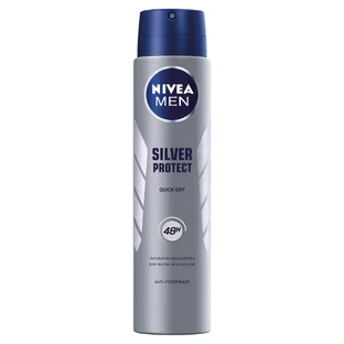 Nivea Men Silver Protect, antiperspirant spray for men, 250 ml
