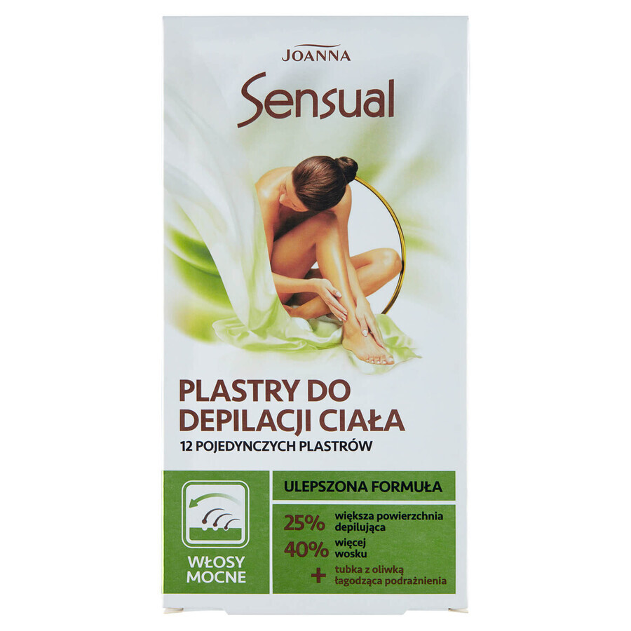 Buy Joanna Sensual Strong Body Waxing Plasters 12 Pack Joanna Sensual Strong Body Waxing Plasters 12 Pack