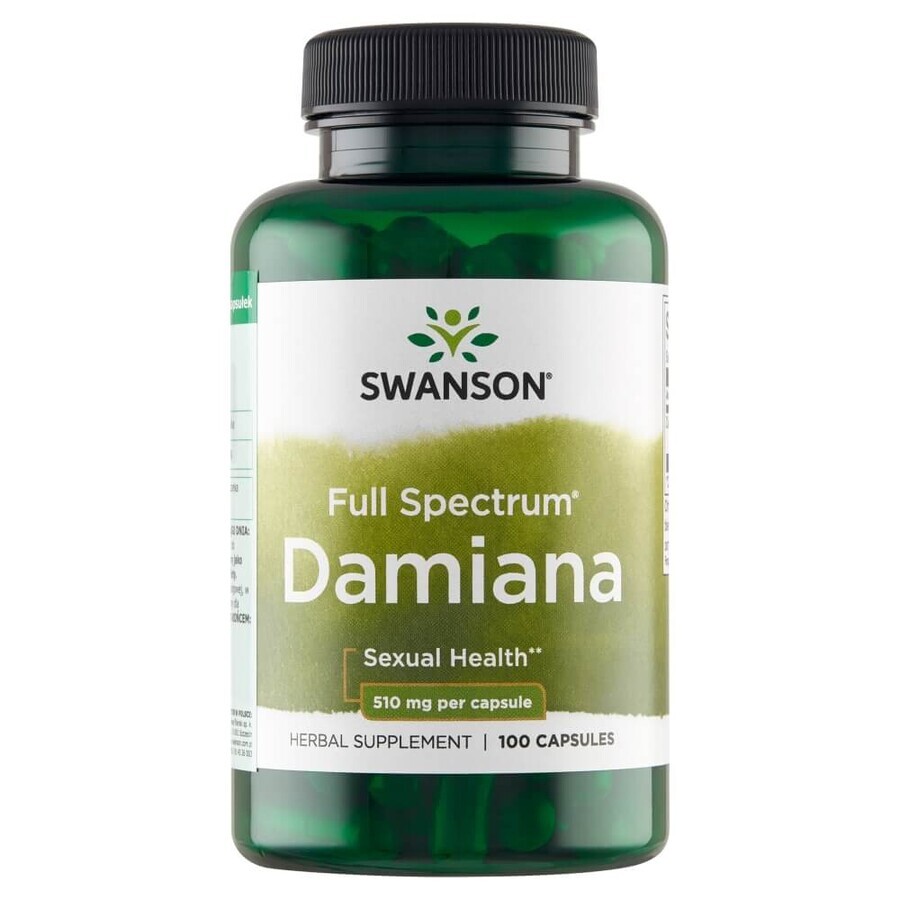 Cumpără Swanson Full Spectrum Damiana, 100 capsule Swanson Full Spectrum Damiana, 100 capsule