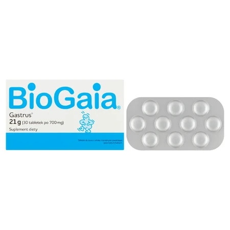 BioGaia Gastrus, tangerine flavor, 30 chewable tablets