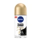 Nivea, antitranspirante roll-on, Invisible Black & White, Silky Smooth, 50 ml