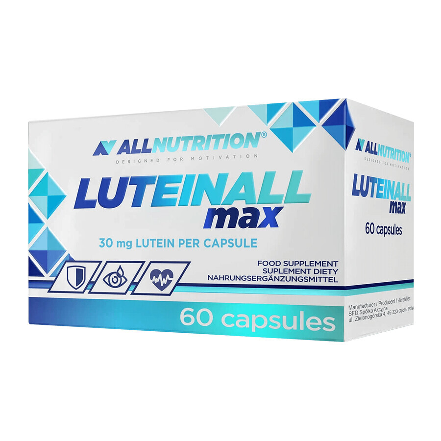 Acquista Luteinall Max - Integratore Alimentare in 60 capsule per la salute degli occhi Luteinall Max - Integratore Alimentare in 60 capsule per la salute degli occhi