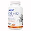 SFD D3 + K2 Forte, vitamine D 2000 IE + vitamine K 200 µg, 90 tabletten