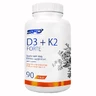 SFD D3 + K2 Forte, vitamina D 2000 UI + vitamina K 200 µg, 90 comprimate