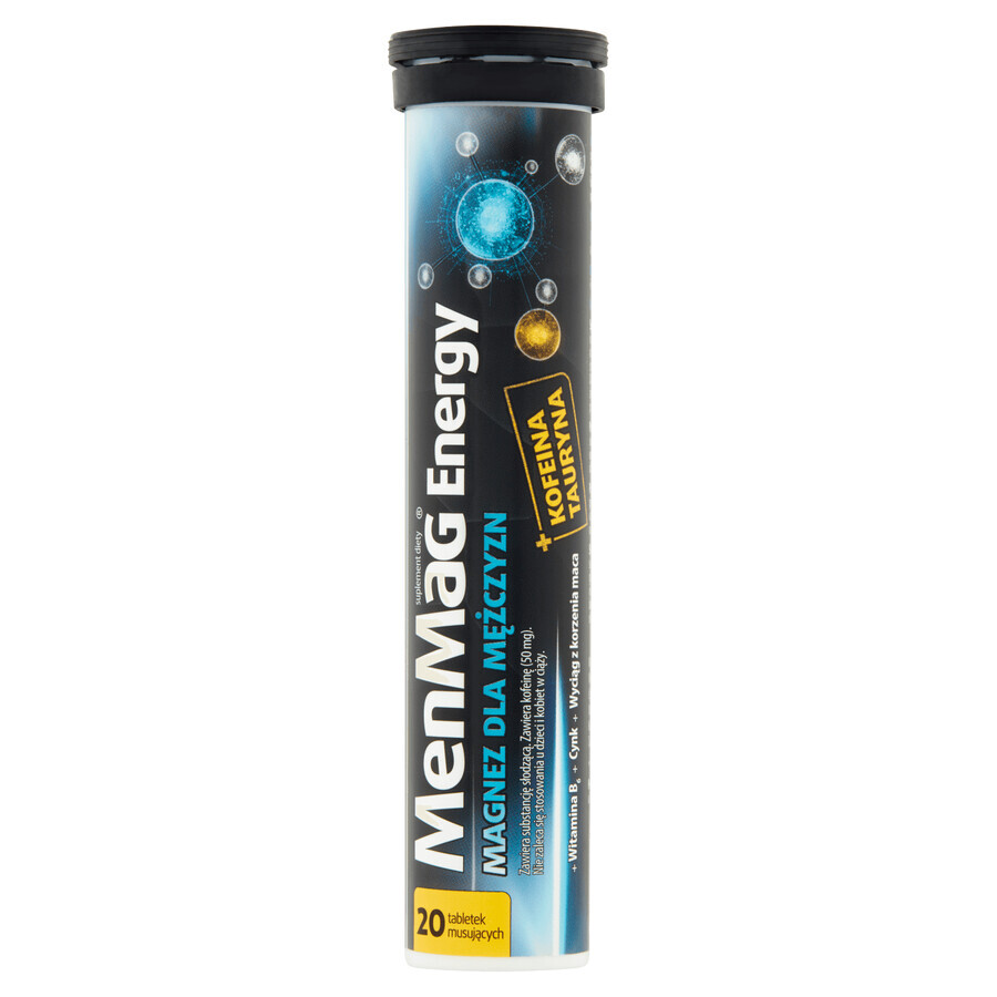 Buy MenMag Energy, 20 effervescent tablets MenMag Energy, 20 effervescent tablets