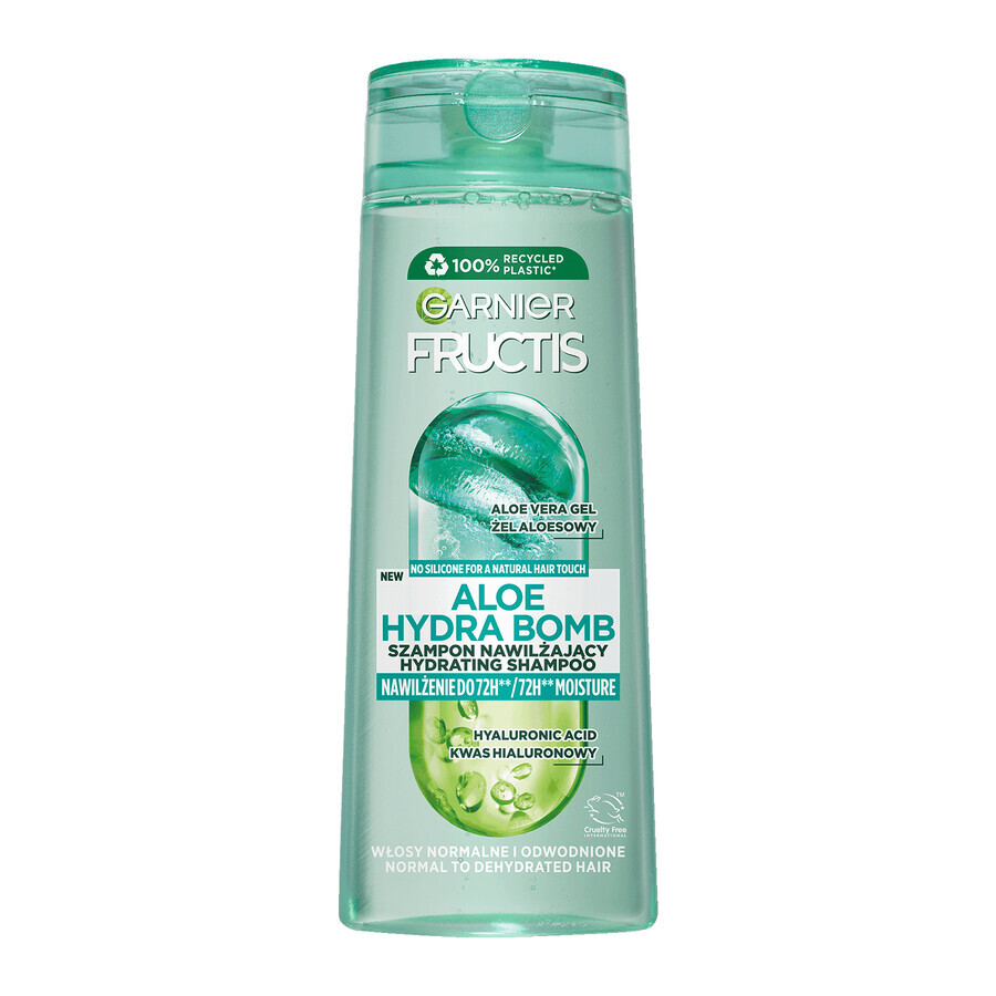 Cumpără Garnier Fructis Aloe Hydra Bomb, Șampon fortifiant pentru păr deshidratat, 400 ml Garnier Fructis Aloe Hydra Bomb, Șampon fortifiant pentru păr deshidratat, 400 ml