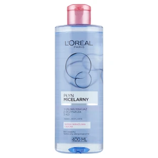 L'Oreal, micellaire vloeistof, gevoelige en droge huid, 400 ml