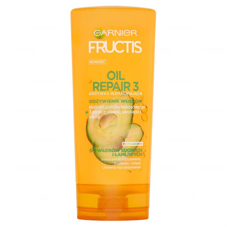 Cumpără Garnier Fructis Oil Repair 3, Balsam de întărire pentru păr, 200 ml Garnier Fructis Oil Repair 3, Balsam de întărire pentru păr, 200 ml