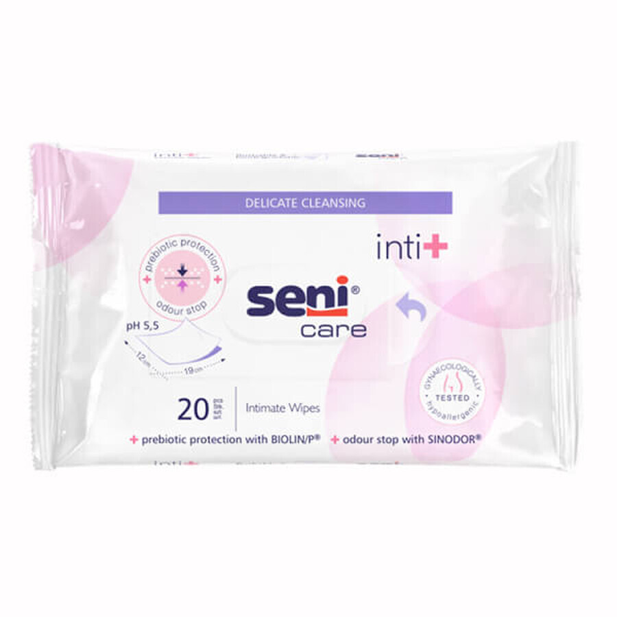 Cumpără Seni Care Inti+, șervețele de igienă intimă, 20 buc. Seni Care Inti+, șervețele de igienă intimă, 20 buc.